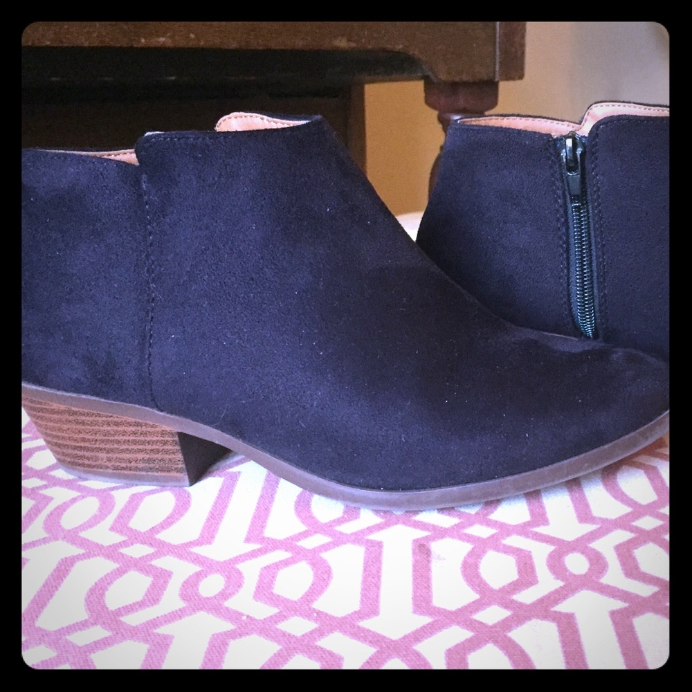 Cute low heel booties
